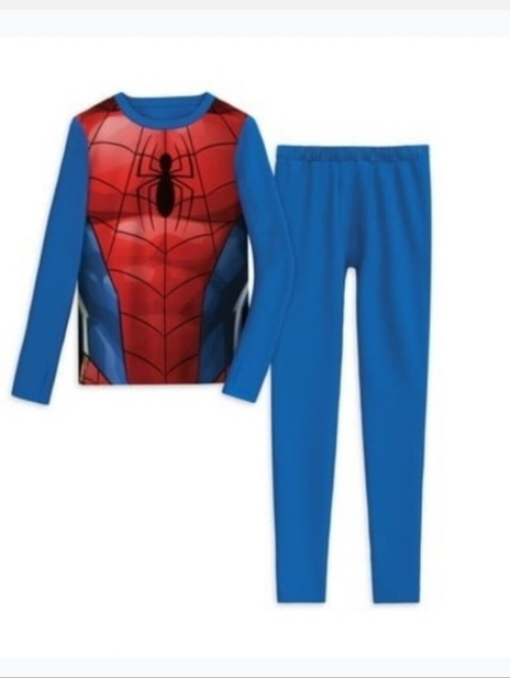 Cuddl Duds Red and Blue Spider Hero Costume Set